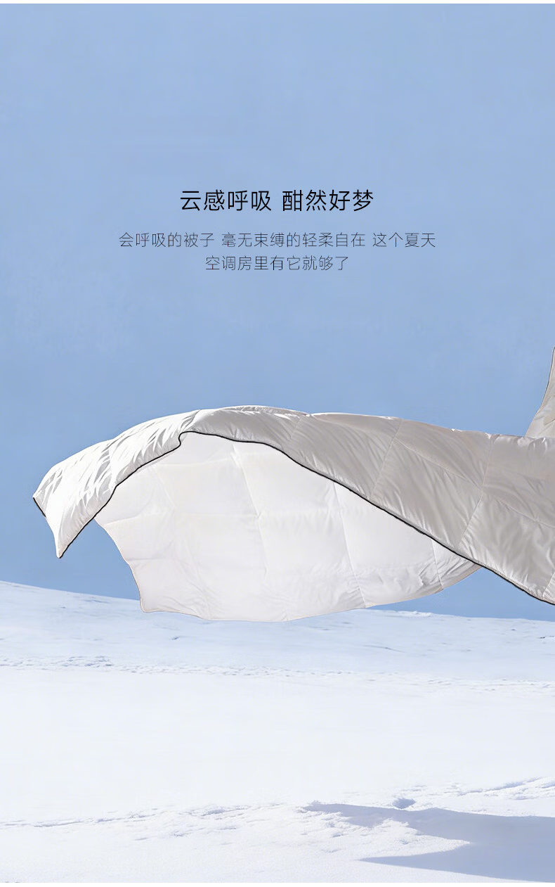 Sinuoman [Warm Core] 90% White Duck down Duvet Insert, Spring And Autumn Comforter/heater Blanket, 200*230cm, 510g Filling, White 12