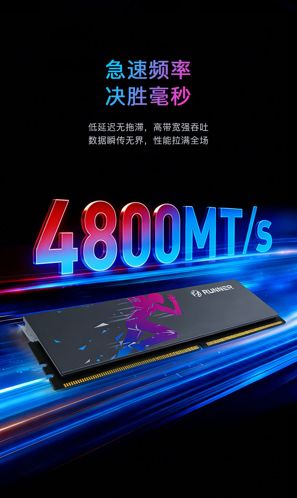Runner 32GB (16GBx2) DDR5 6000 Desktop Memory Kit Lingyue Gaming Heat Spreader CL28 Hynix A-Die Titanium Gray 4