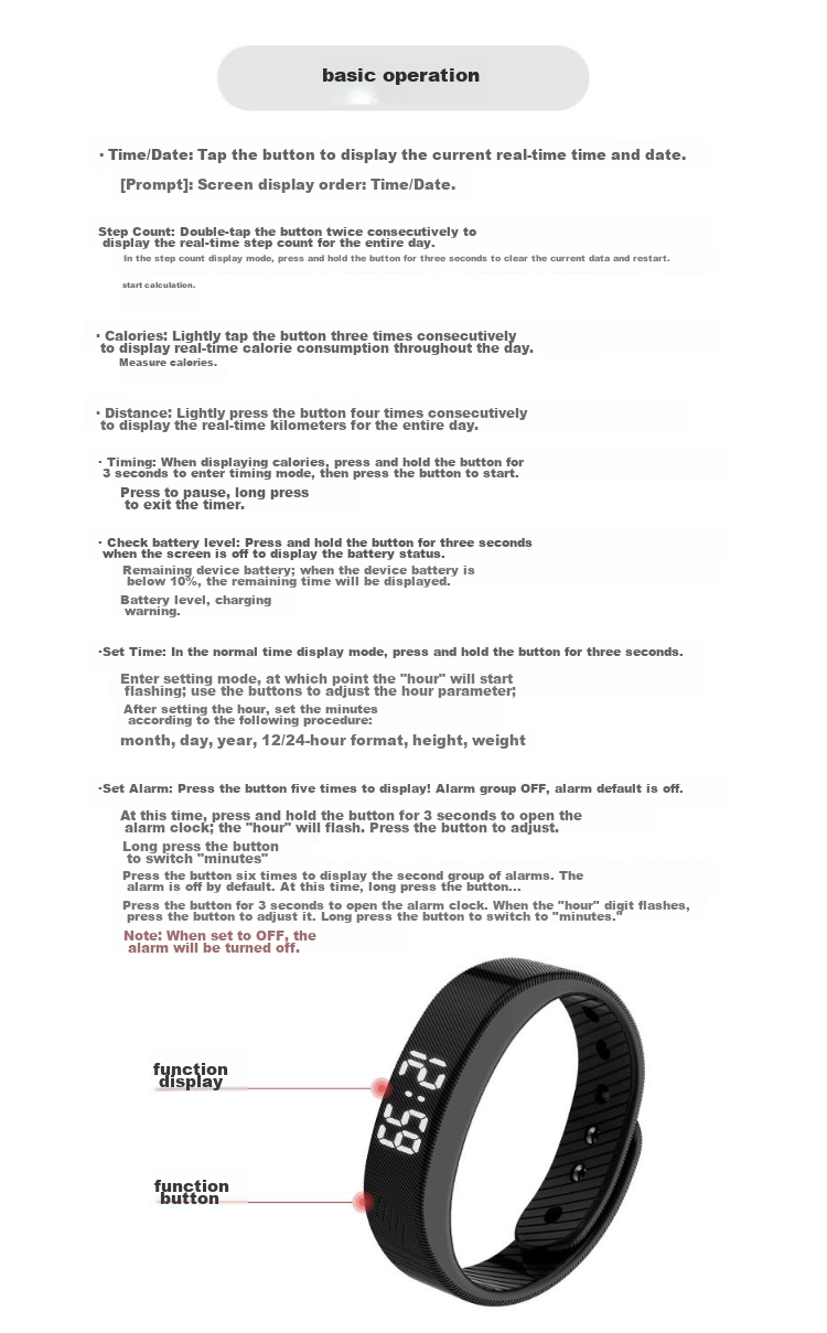 Skmei Smart Bracelet Student Watch Vibration Alarm Clock Wake-up Running Fitness Pedometer Timer Calorie Sports Electronic Watch 15
