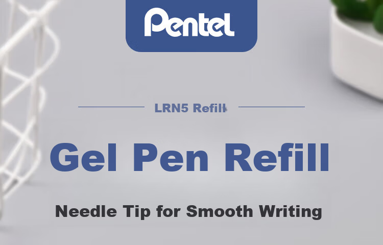 Pentel 0.5mm Quick-Drying Gel Pen Refill (Compatible with BLN75TL) XLRN5TL Blue 10-Pack 2