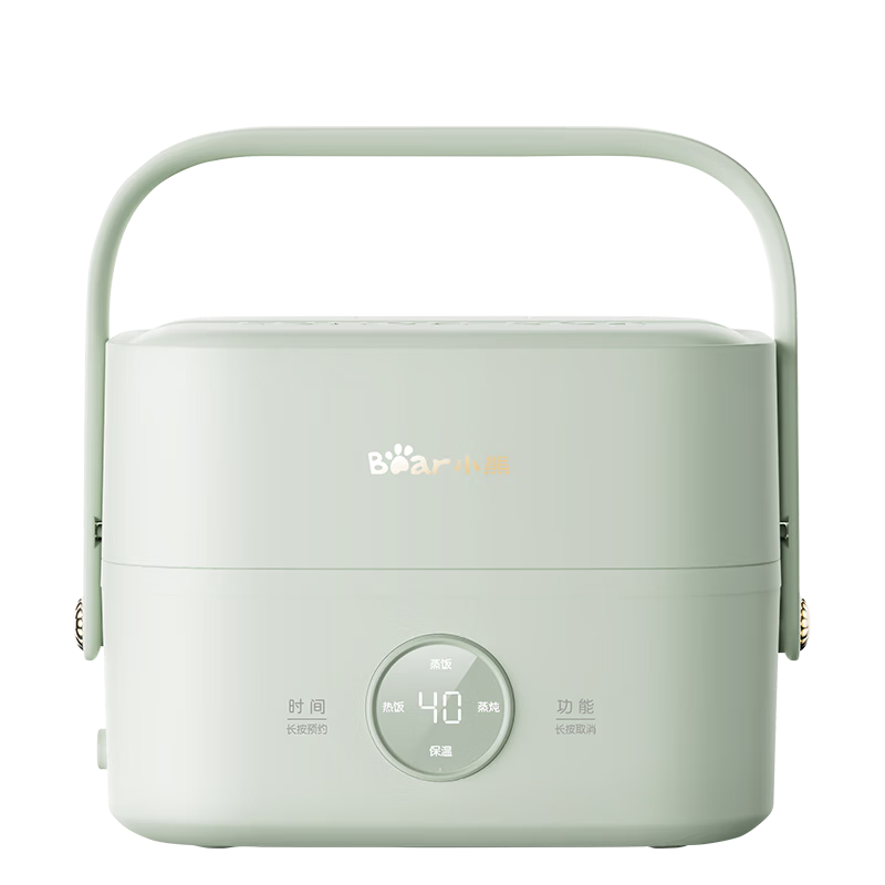Bear Electric Lunch Box Double-layer 304 Stainless Steel Heated Lunch Box for Office Workers DFH-G16W7