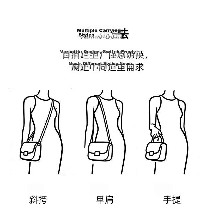 C.BANNER Women's Bag First Layer Cowhide Handbag Shoulder Bag Crossbody Light Luxury Birthday Gift High-End Feel for Girlfriend Wife 10