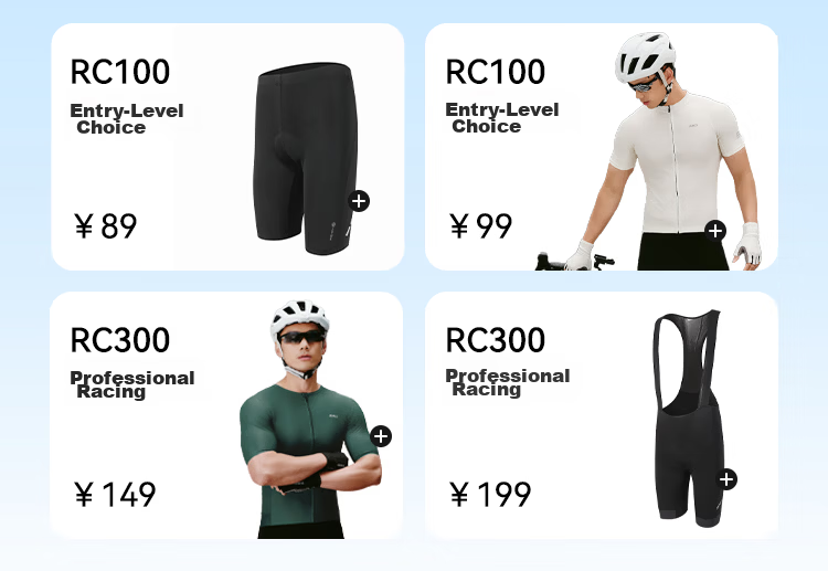 JD Jingzao RC100 Men's Summer Long Sleeve Quick-Dry Cycling Jersey Mountain Road Bike Gear Gray L 2