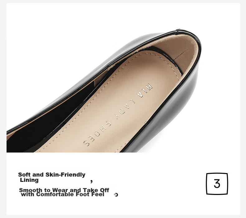 HLA Elegant Workwear Women's Low-Cut Square Toe Chunky Heel Commuter Shoes HDADXW1CEC056 Apricot 35 14