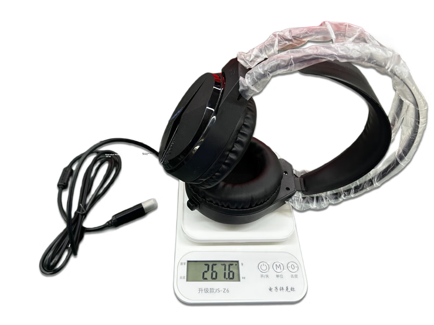Taidu THS306 Phantom Dragon Eye Gaming Headset Wired USB 7.1 Surround Sound Wing-style Headband PUBG Delta Operation White Blue 15