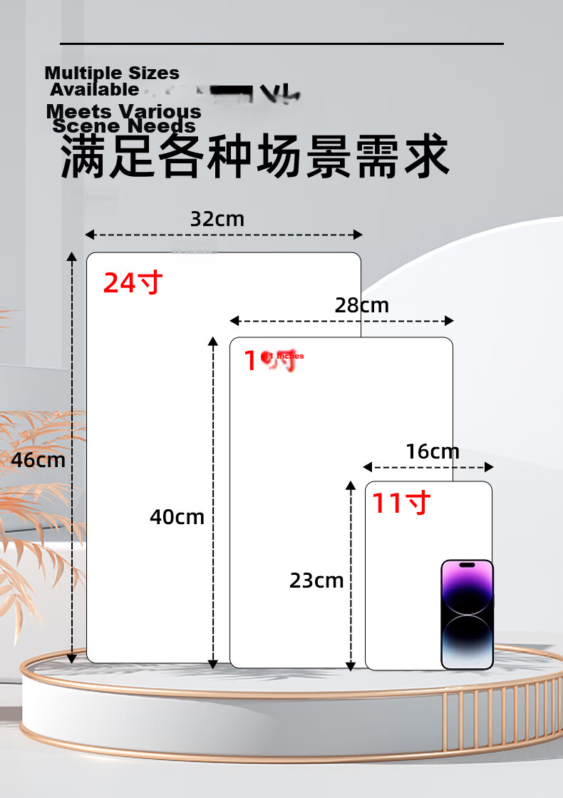 LATZZ 80W Live Streaming Fill Light, Flat Photography Light, LED Host Beauty Light, Professional Indoor Studio Desktop Food Video Soft Light, Face Light 19