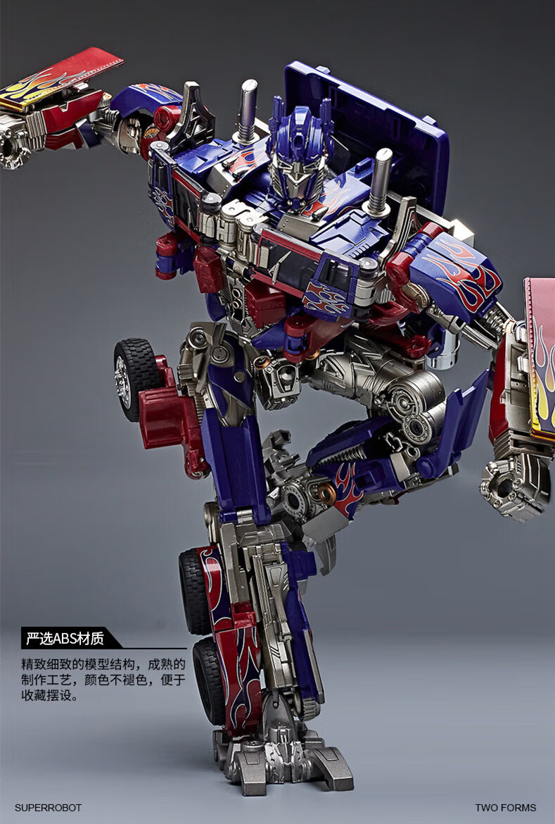 Kakaya Transforming 5-Inch Optimus Prime Toy Robot, Bumblebee Car Alloy Transformation, Boys' New Year Birthday Gift 8