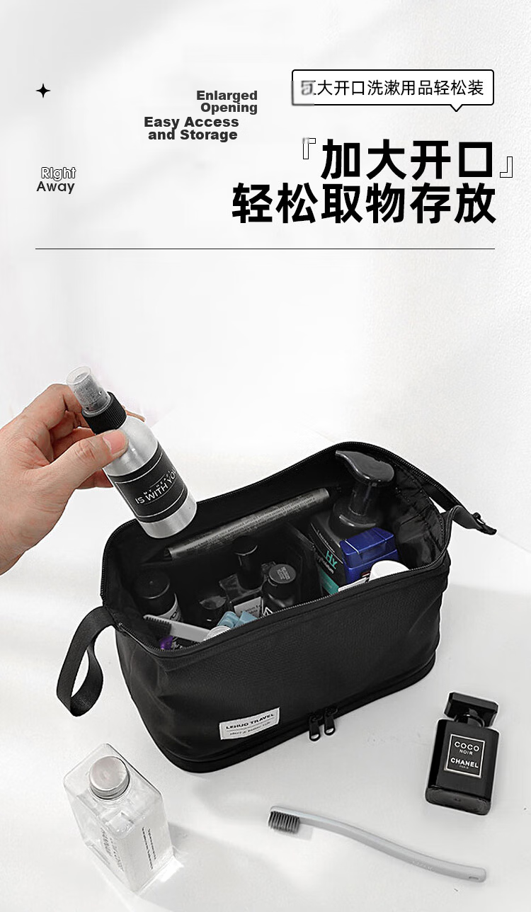 Lehuolvxing Men's Handbag, Portable Clutch for Phone, Keys And Coins, Fashionable Wallet 5