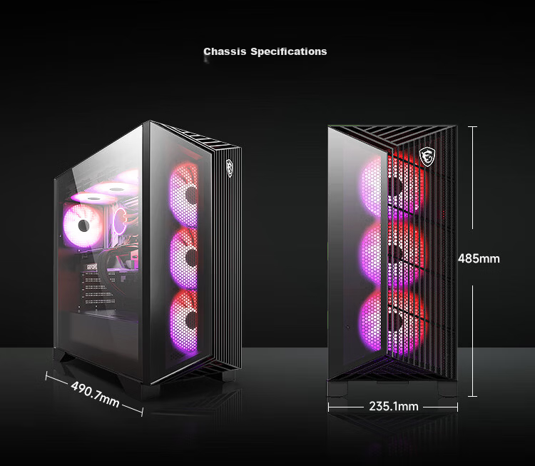 MSI Aegis RS2 Ultra7 270K/RTX 5070 Ti/32GB DDR5/1TB Water-Cooled Gaming Designer Desktop PC DIY Assembly 7