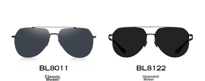 BOLON Sunglasses, Polarized Driving Fishing Sun Protection Glasses for Men, Toad-Shaped Sunglasses, Gift for Boyfriend, Trendy BL8122C12 8