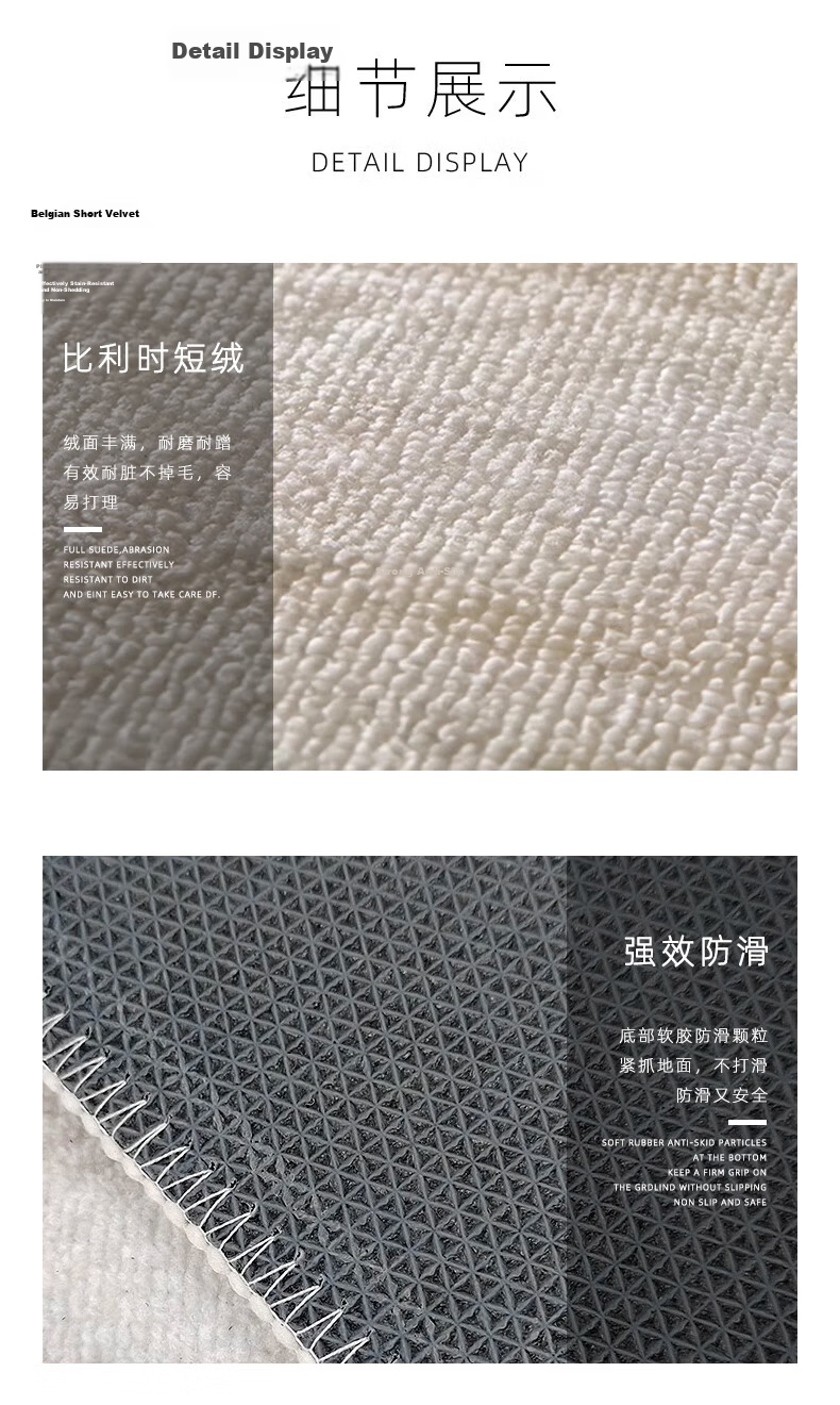 JANMEIJIA Entrance Door Mat, Indoor Doormat, Non-Slip, Dirt-Resistant, Cuttable PVC Outdoor Carpet for Doorway 4