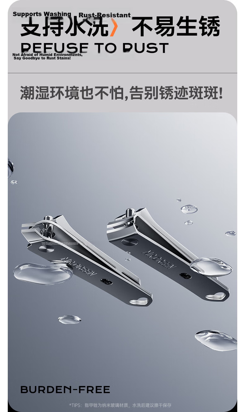 MR.GREEN German Nail Clipper Set with Nail Clippers/pliers, Glass File, Imported Stainless Steel Tools, 2-Piece Set, Mr-1120plus 11