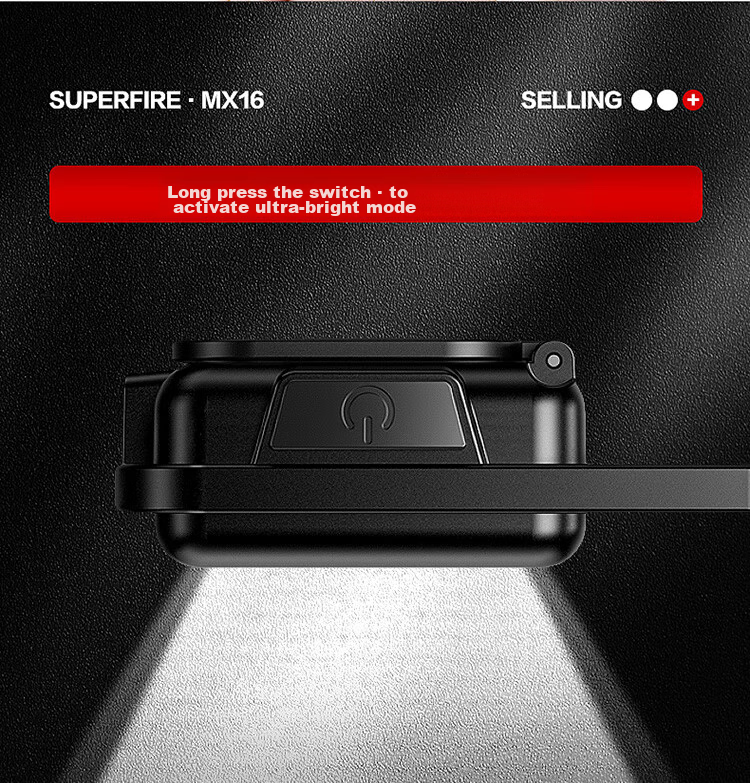 SupFire MX16 High-Power Flashlight Multi-Function Magnetic Keychain Rechargeable Work Light Auto Repair Mini Spotlight 7