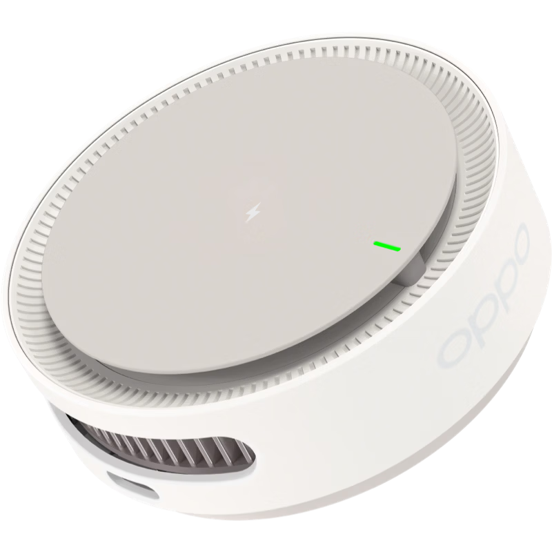 OPPO Magnetic Turbo 2 AIRVOOC 50W Magnetic Wireless Charger Cloud Mist White Compatible with Apple Wireless Charger for OPPO and OnePlus Series Phones