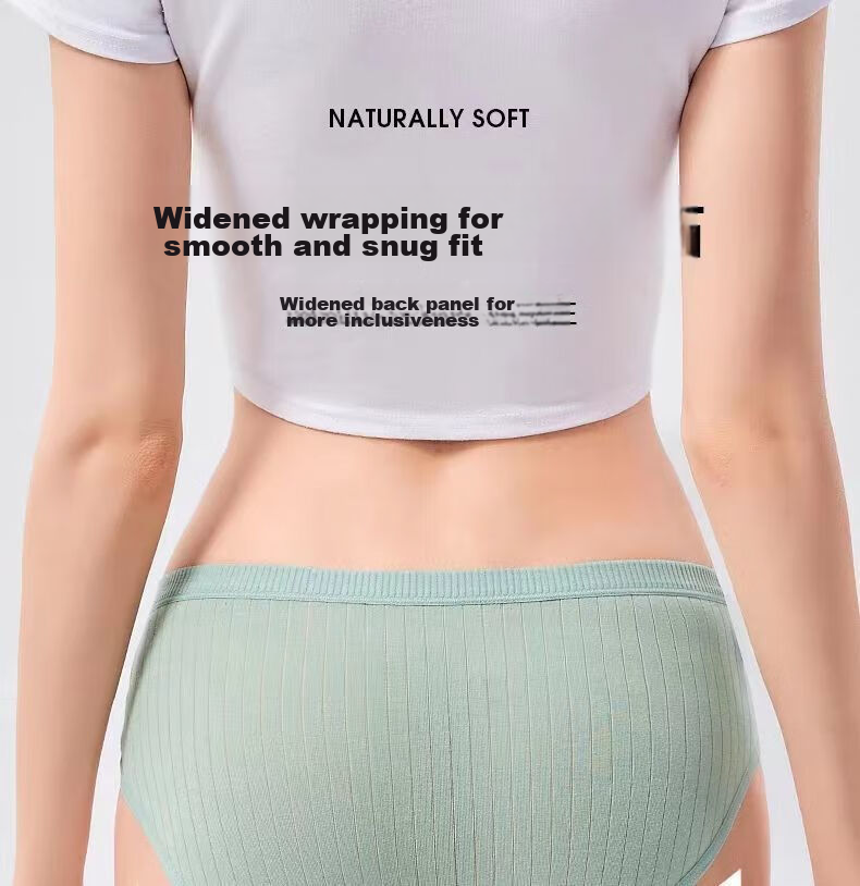 Seven-Color Disposable Women's Underwear Travel Maternity Sterilized No-Wash Cotton Crotch Panties 10-Pack Safe Sterilized 9