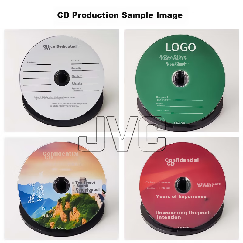 JVC Custom CD/DVD Manufacturer Domestic/Taiwan-made Disc Printing Tender/Video/Archive Storage Blank Discs Serial Number Printing Corporate Customization 1