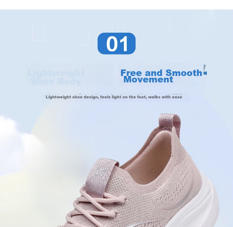 BURUIJING Old Beijing Cloth Shoes Women's Slip-On Casual Sports Shoes for Mom 61170 Pink Size 36 6