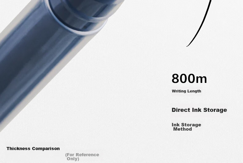 Deli Large Capacity Full Needle Tube Gel Pen 0.5mm Black 12pcs/Box DL-A116 Student Supplies 10