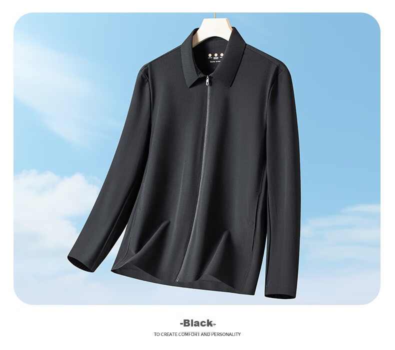 Lozi Men's Sunscreen Jacket 2026 Summer New High-End Ice Silk Lightweight Casual Business Commuter Jacket 15