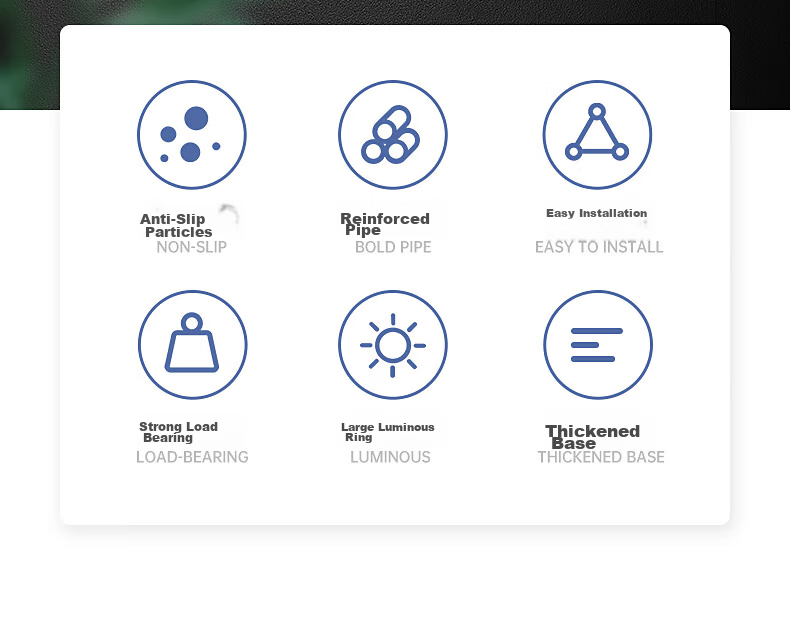 MuWei Accessible Toilet Grab Bar Elderly Safety Handrail Bathroom Anti-Slip Support Rail 5