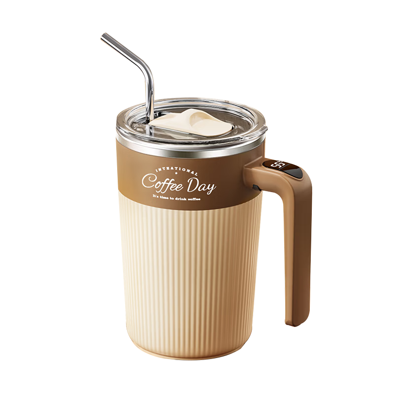 Mixiaoshu Fully Automatic Magnetic Electric Stirring Cup Rechargeable 316 Stainless Steel Coffee Soy Milk Powder Blender Teacher Gift