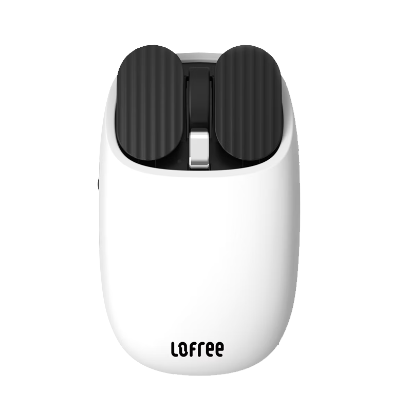 LOFREE EP115 Wireless Bluetooth 1970S Retro Series Dual-Mode Office Mouse Milkshake
