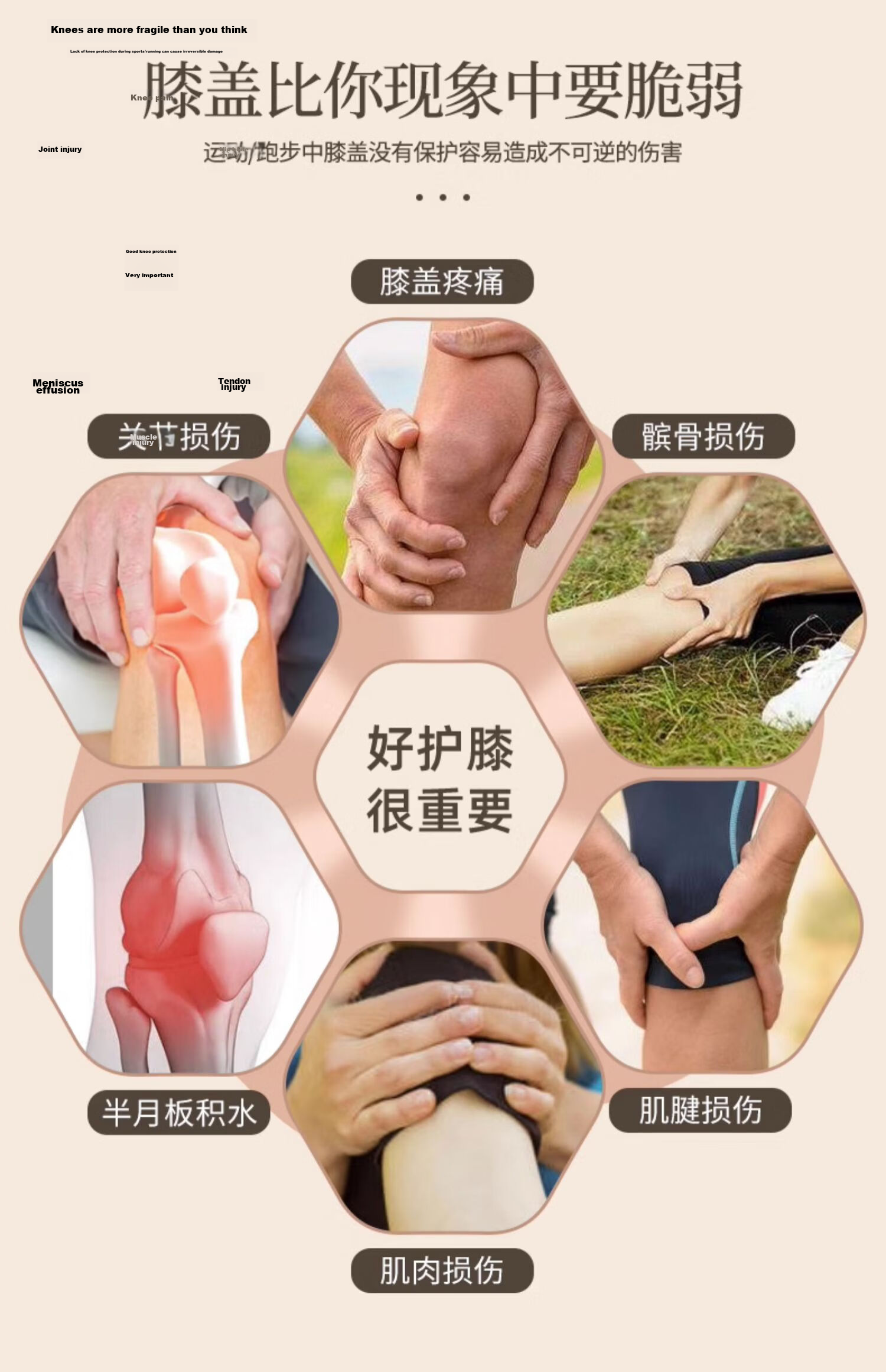 NAILEKESI N Dance Knee Pads, Heels for Dancing, Professional Use for Students, Kneeling, Jazz Dance, Yoga, Flesh-Colored Invisible Joint Protectio 1