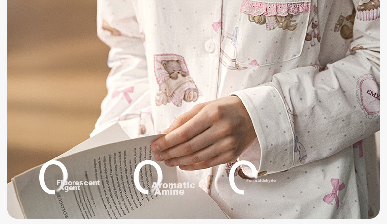EMXEE Spring Summer Hypoallergenic Breathable Pure Cotton Maternity Nursing Pajamas Postpartum Maternity Homewear Set L 26