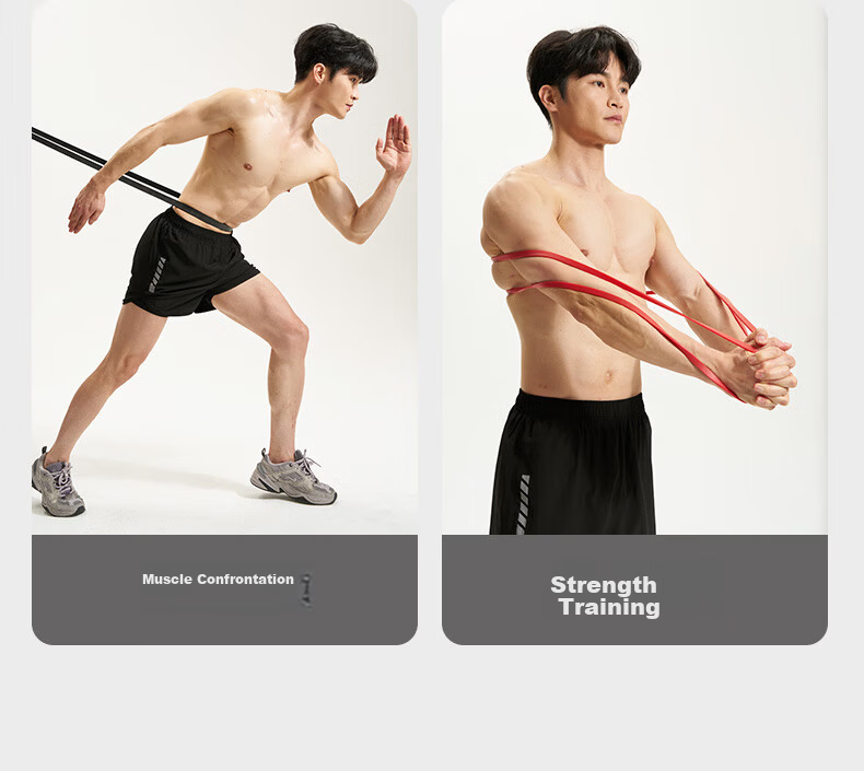 Mdikawe Elastic Resistance Band for Fitness, Rehabilitation, Leg Training, Men And Women, Pull-Up Assistance, Yoga, Gree 3