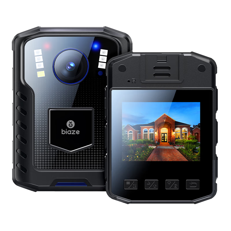 BIAZE Law Enforcement Body Camera HD Portable Mini Chest-Mounted Video Recorder 32GB