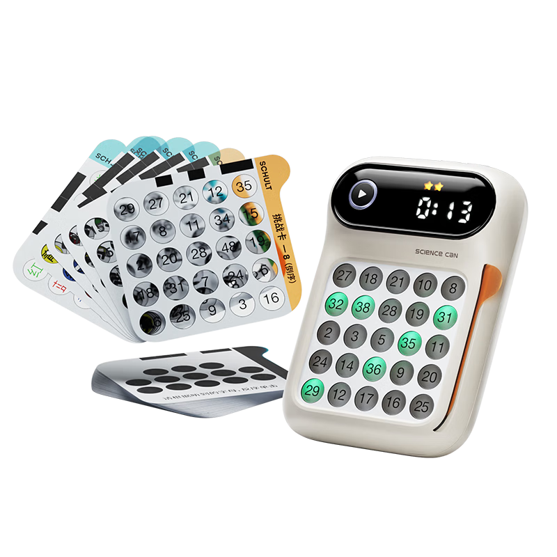 Science Can Schulte Grid Game Educational Toy for Children Ages 5-12 Focus and Attention Training Birthday Gift