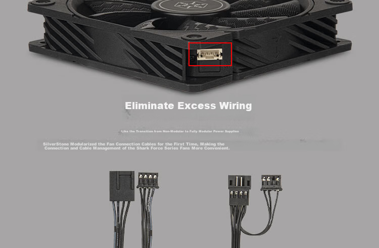Silverstone 12CM Armor-Piercing Bullet Computer Case Cooling Fan AP120i (Straight Long Air Duct/efficient Heat Dissipation/high Air Pressure/low Noise) 6