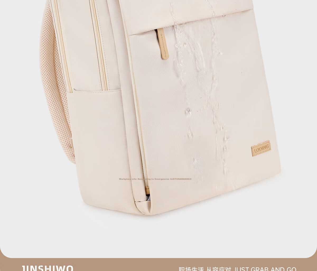 JINSHIWQ Laptop Backpack Women High-End Airbag Shockproof Notebook Bag Business Commuter Large Capacity Computer School Bag 26