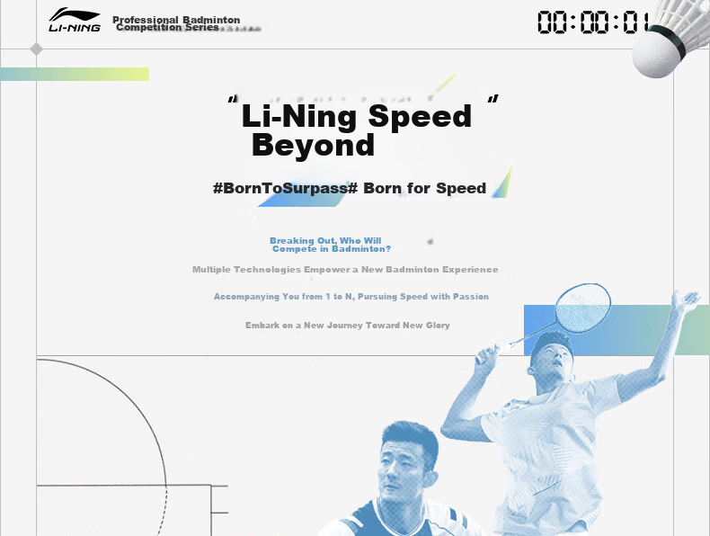 LI-NING Lightning 2.0 Unisex Professional Badminton Shoes Breathable Comfortable Training Sneakers 3