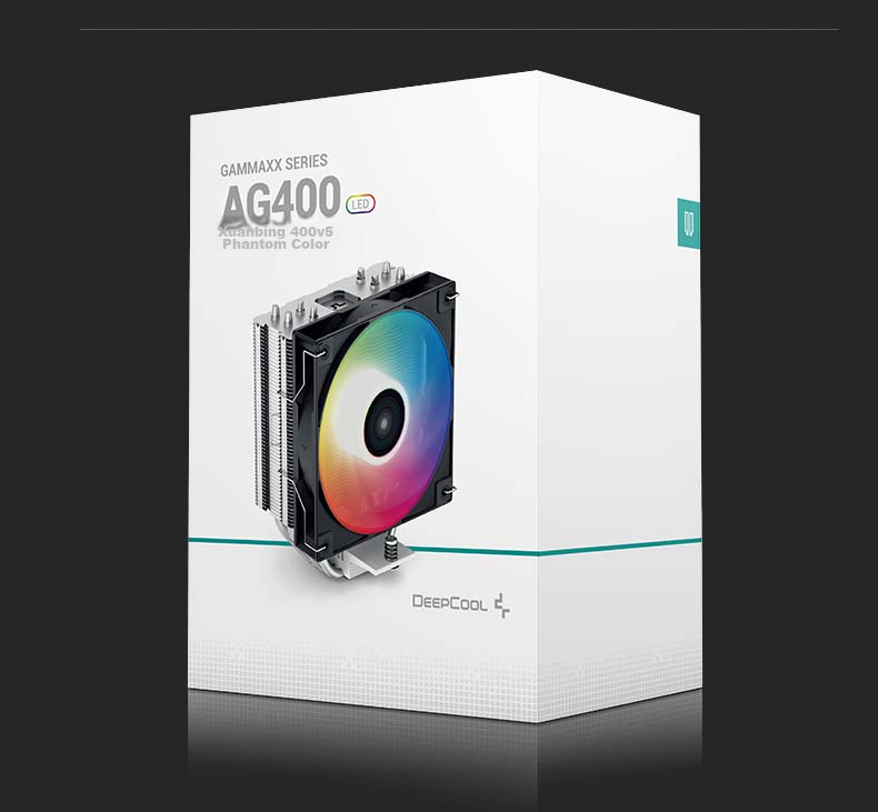 DEEPCOOL Xuanbing 400 ARGB Black CPU Air Cooler / Upgraded Tower Design / ARGB Fans / Heat Pipes Offset to Clear RAM / Multi-Platform Support 17