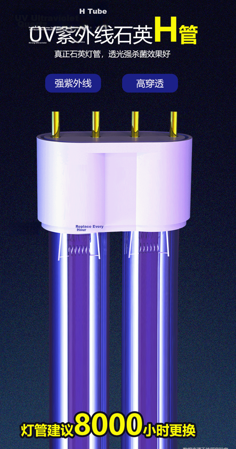 Yichen 380,000 UV Sterilization Lamp for Home Use, Ozone Deodorizing And Disinfecting Light, Germicidal Lamp, Portable Kindergarten Mite Removal Remote Control 5