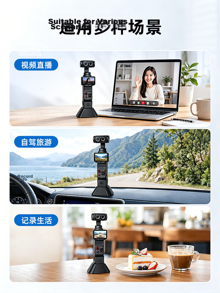 CHENSONG Silicone Protective Case for YingShi Insta360 GO3S, Exclusive Macaron Style, Full Coverage Shockproof and Drop-resistant Black Case for Insta360 GO3S 7