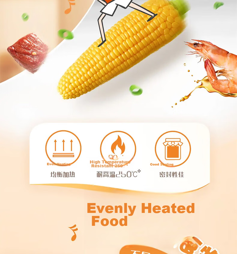 MIAOJIE Aluminum Foil 20m Box Kitchen Baking BBQ Oven Air Fryer Food Storage Non-Stick 2