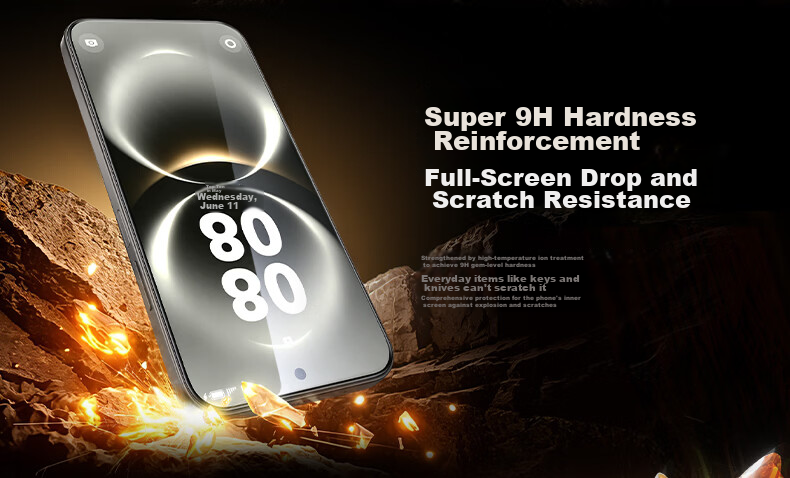 Shanmo Tempered Glass Screen Protector for Huawei Mate60, Dust-Free Installation Tool, High Definition Anti-Explosion Anti-Fingerprint Screen Protective Film, Quick Installation Dust-Free Chamber 2-Piece Set 3