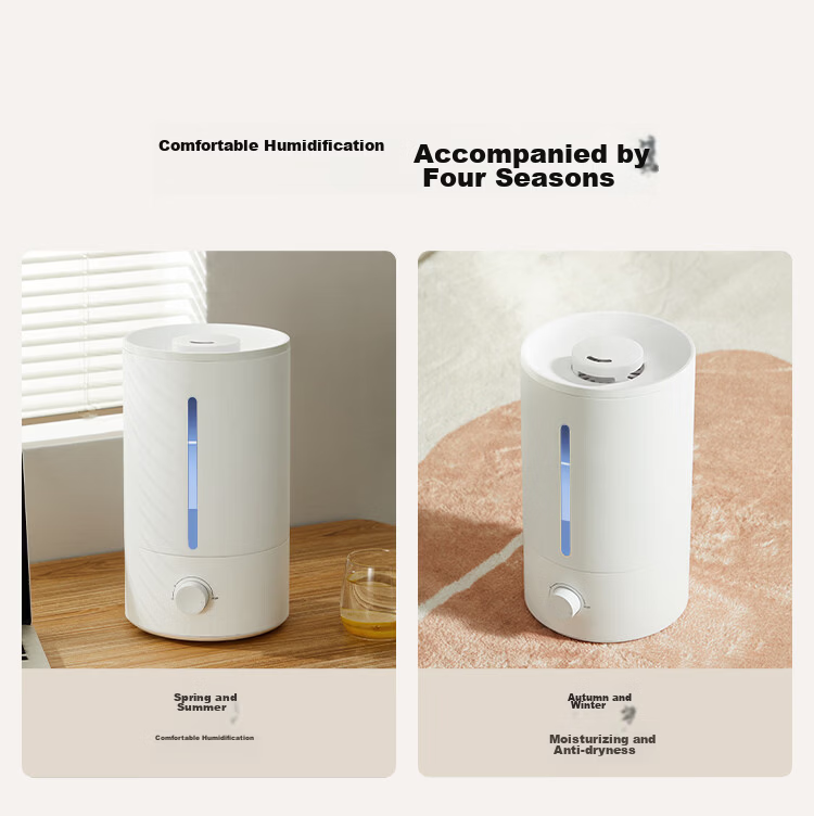 JD Jingzao Small Humidifier for Home Bedroom, Pregnancy and Infant Nasal Care, Quiet Antibacterial 4.5L Large Capacity Air Humidifier, Water Refill, Air Conditioner Fan Cooling Companion, Desktop Birt 14