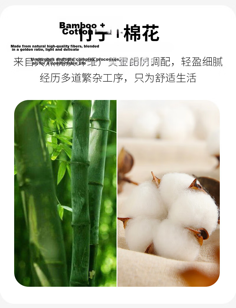Bamboo Fiber Towel Set of 3, Thick Absorbent Bath and Face Towels for Adults, Non-shedding, Quick-drying Hand Towels 34*72cm 4