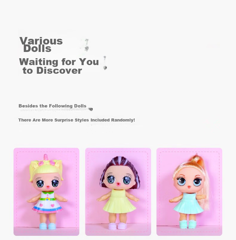 Tuxiang Guai Dailie Surprise Doll Blind Box Gashapon Ball Toy, Girls' Dress-Up Dolls, Pretend Play Children's Gift 4