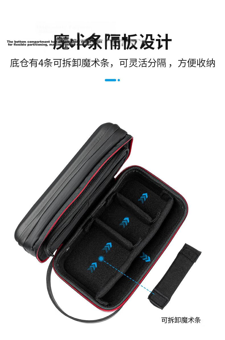 TELESIN Sports Camera Filter Storage Bag Compatible with DJI Action6/5/4/Nano, Feiyu AcePro2, GoPro Filter Storage Protective Case 5