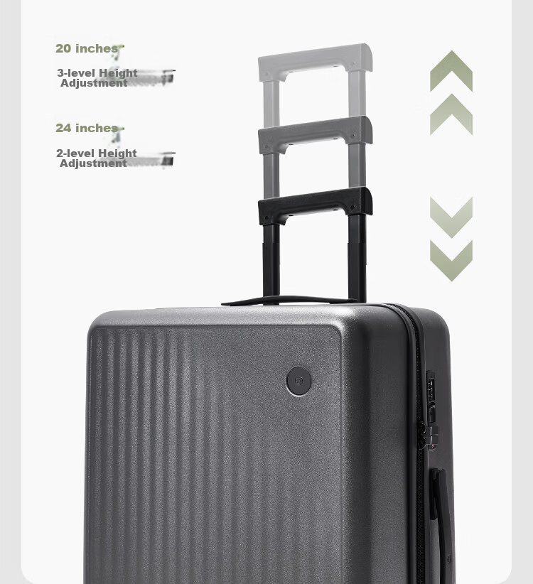 JD Jingzao Wujie Lite 20-inch Carry-on Luggage Spinner Suitcase with TSA Lock for Men and Women Phantom Purple 12