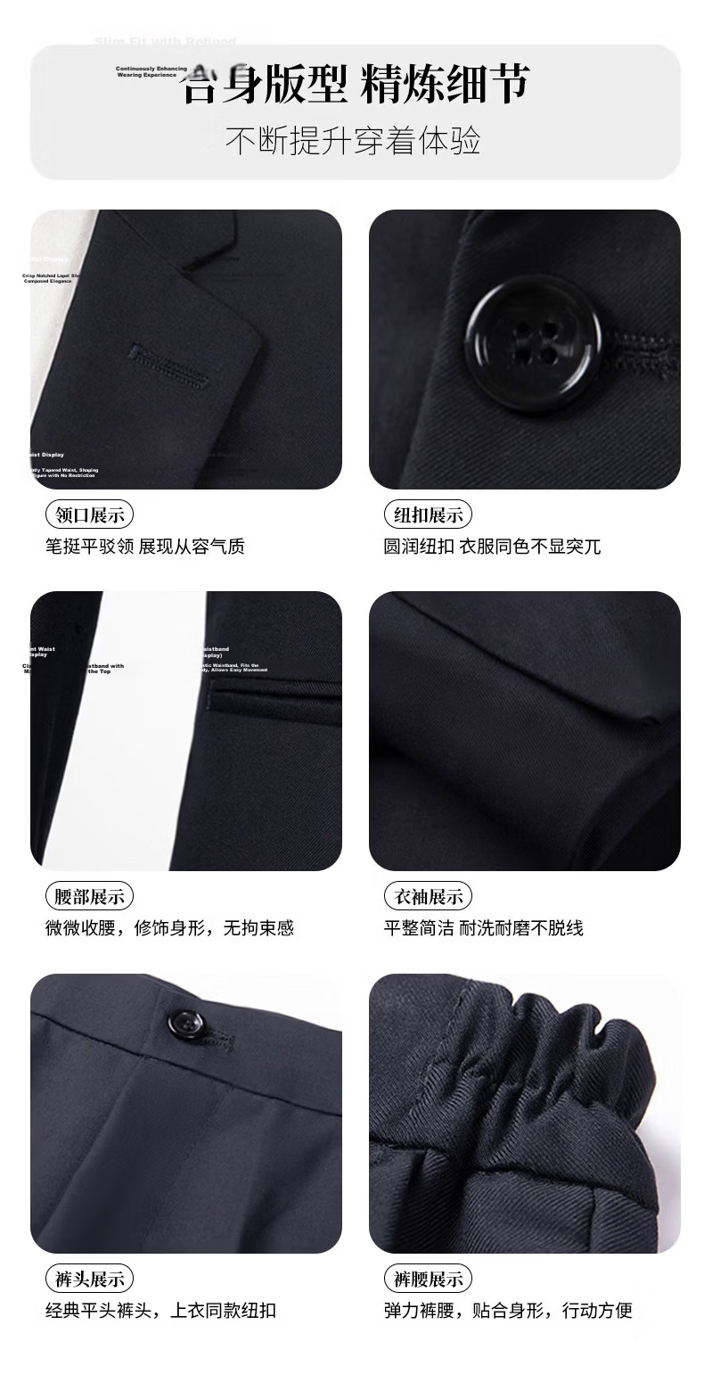 Yulixi Women's Business Slim Fit Wrinkle-Free Blazer Suit 2026 New Daily Two-Piece Set 9