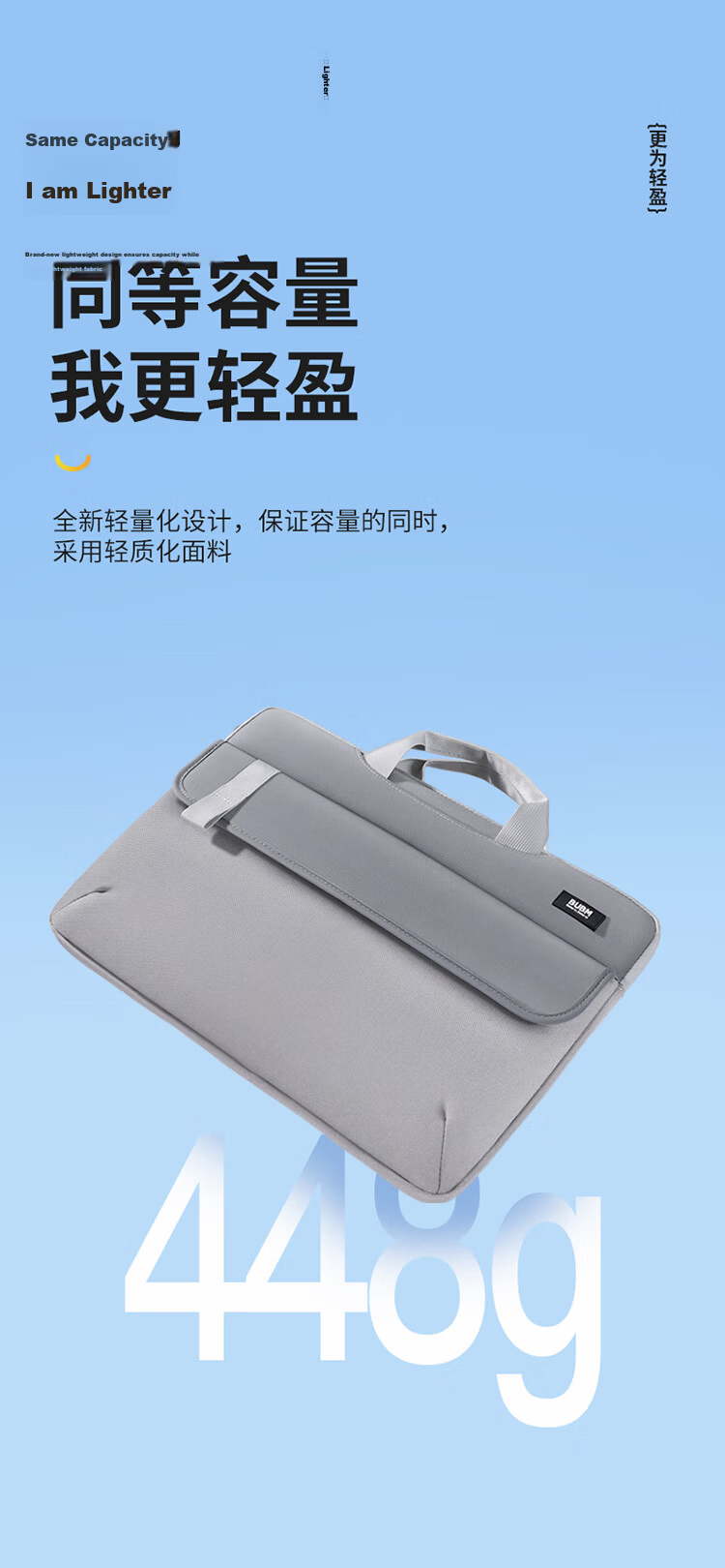 Biyoumei Laptop Backpack, Lightweight And Slim 15.6-Inch Bag for Apple, Huawei, Lenovo Legion, Xiaomi 5