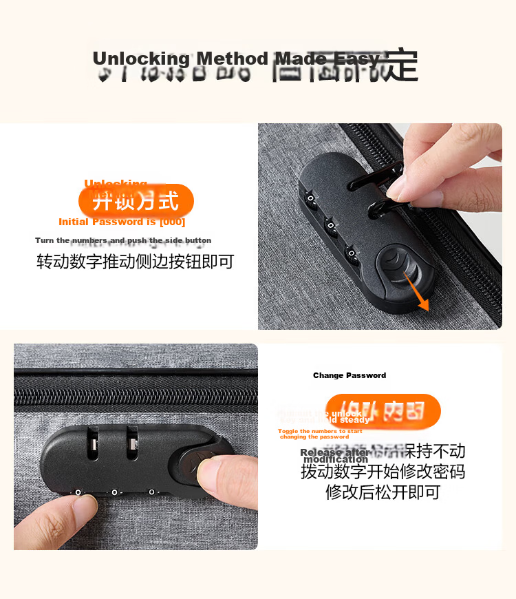 JD Jingzao Family Document Organizer Multifunctional Large Capacity Lockable Storage Bag for Household ID Book Passport Bank Card Holder 12