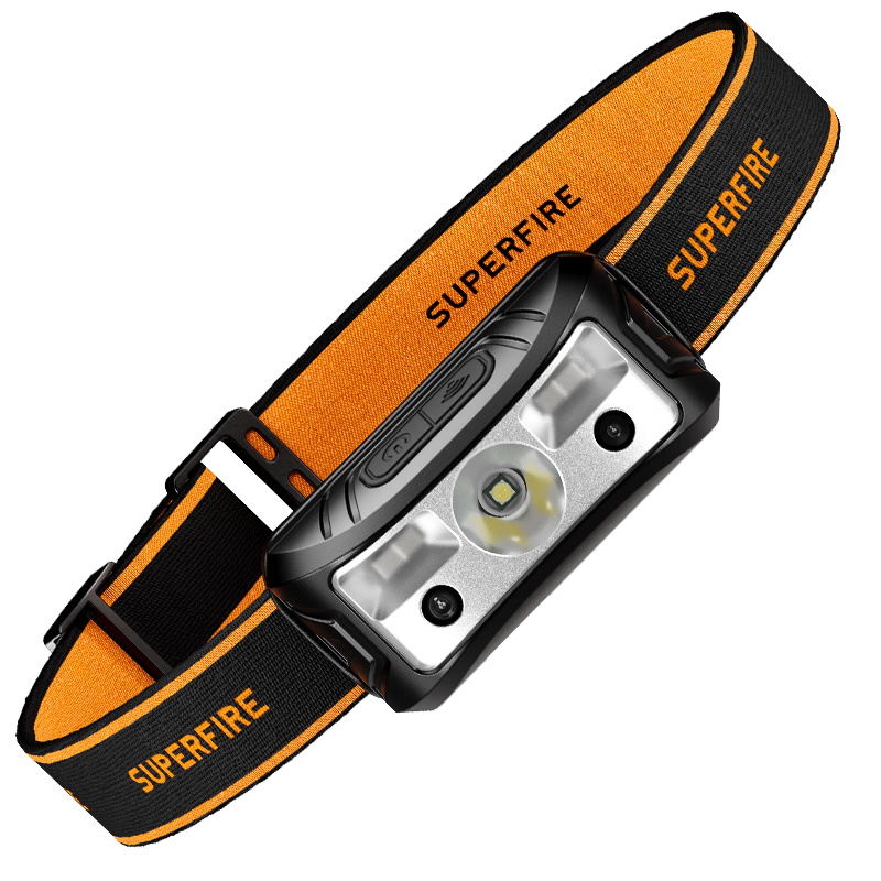 SupFire GX-U8 LED High-Power Headlamp Night Fishing Long-Range USB Rechargeable Sensor Outdoor Mining Headlight Emergency Headlamp