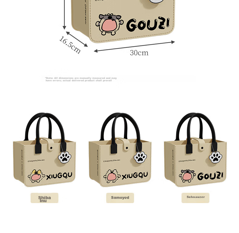 40,000 Kilometers Felt Tote Bag Large Capacity Commuter Shopping Storage Gift Bag 5