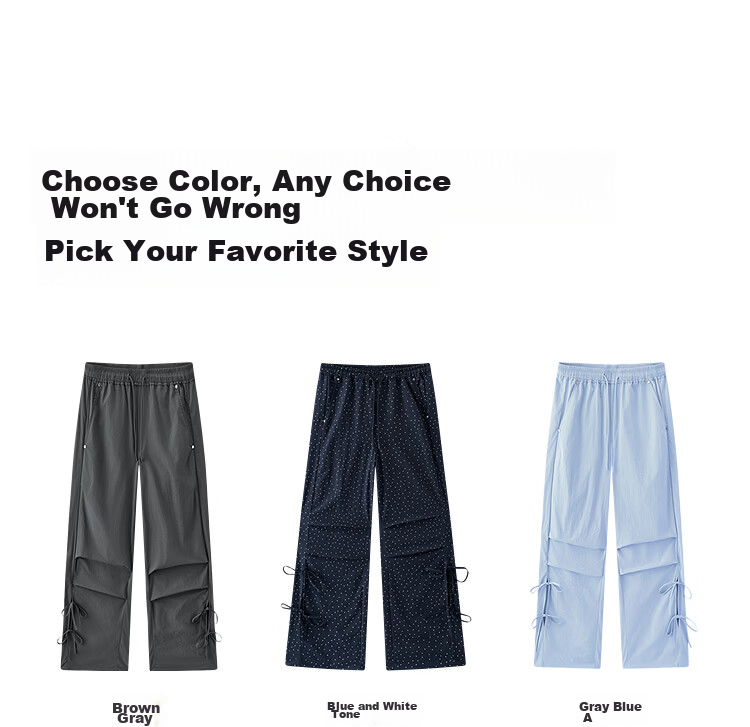 Semir Mall Same Style | Women's Summer Casual Pants Sun Protection Moisture-Wicking Quick-Dry 2026 Cool Wide-Leg Pants 101326127012A 38